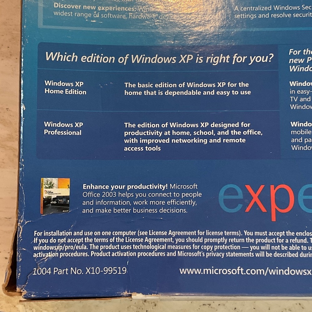 Microsoft Windows XP Professional Version 2002 Upgrade Operating System New - Picture 15 of 15